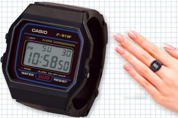 Casio Luncurkan Cincin Arloji, Ketahanan Baterai Sampai 20 Tahun