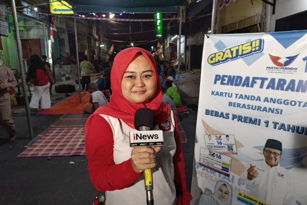 Hadiri Sedekah Bumi Warga Koja, Kartini Perindo Jakut Sosialisasi KTA Berasuransi