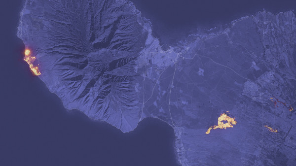 Satelit Rekam Peristiwa Kebakaran Paling Mengerikan di Hawaii yang Tewaskan 99 Orang