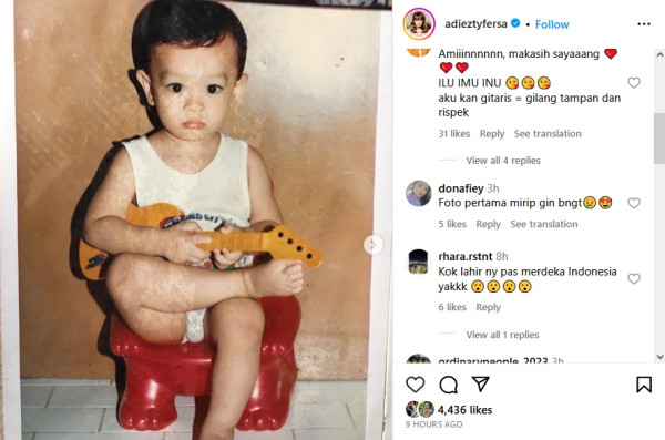 Gilang Dirga Ulang Tahun di Momen Kemerdekaan Indonesia, Istri Posting Potret Masa Kecil
