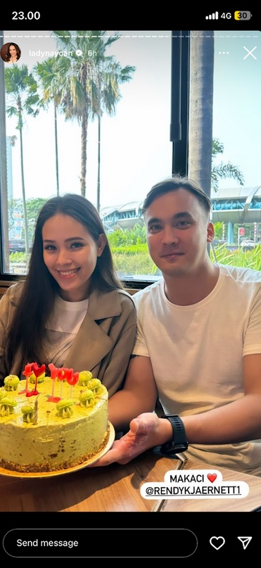 Rendy Kjaernett Ungkap Pesan Manis di Momen Ulang Tahun Lady Nayoan: Aku Sayang Kamu