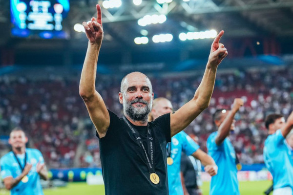 Juara Piala Super Eropa 2023, Manchester City dan Pep Guardiola Cetak Sejarah