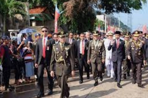 Cerita Jokowi Marah Seusai Jalan Kaki 3 Km saat Hadiri HUT TNI