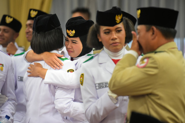 Kesan-kesan Paskibraka Selesai Bertugas di Upacara HUT ke-78 RI Istana Merdeka