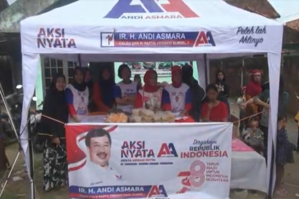 HUT ke-78 RI Jadi Semangat Bacaleg Perindo Andi Asmara Wujudkan Indonesia Sejahtera