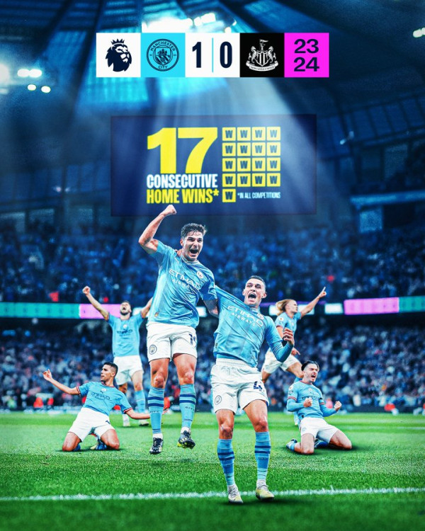 Hasil Pertandingan dan Klasemen Liga Inggris: Manchester City Cetak Rekor di Etihad, Brighton Puncaki Klasemen