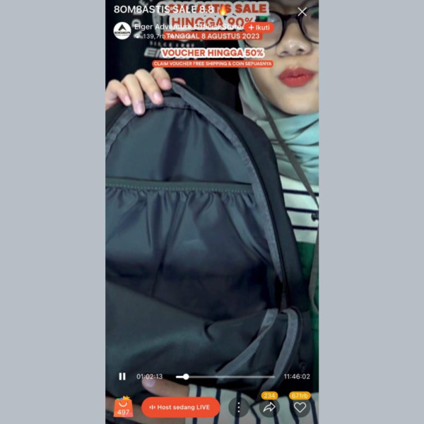Meledak! Lewat Shopee Live Streaming, Brand Lokal Eiger Pecah Rekor Omzet 16 Kali Lipat!