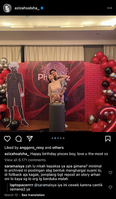 Azizah Salsha Masih Panjang Foto Mantan setelah Jadi Istri Pratama Arhan, Netizen: Hargai Suami