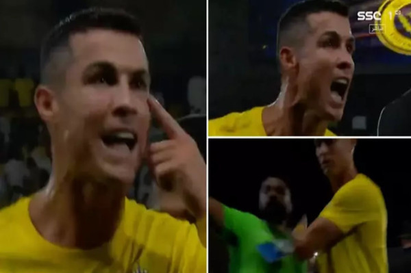 Drama Kemenangan Al-Nassr: Cristiano Ronaldo Maki-maki Ofisial hingga Dorong Penonton
