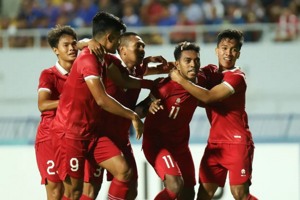Turun Minum, Timnas Indonesia U-23 Bantai Gajah Perang Muda 3-1