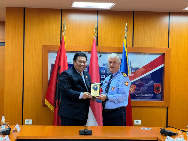Kepala BNN RI Temui Dirjen Kepolisian Republik Albania Bahas Kerja Sama Penanggulangan Narkotika