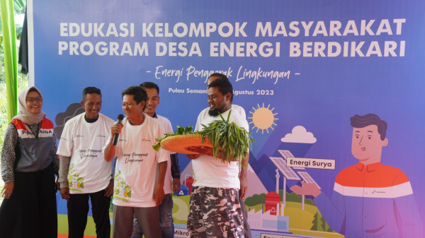 Pulau Semambu Sulap Pertanian Menjadi Lebih Ramah Lingkungan dengan Energi Surya dari Pertamina