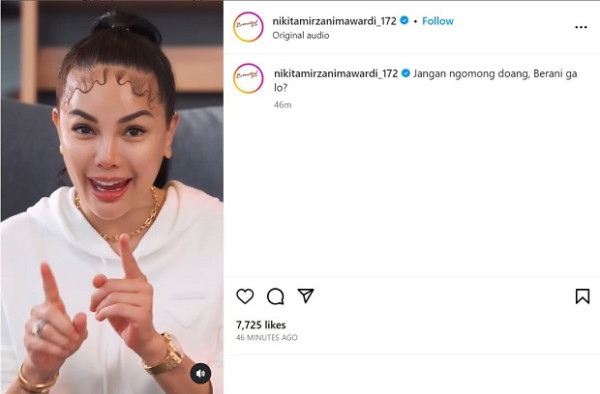 Nikita Mirzani Pecahkan Rekor Order Live Streaming Naik 90 Kali Lipat di Shopee Live