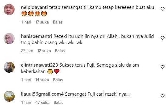 Fuji Klarifikasi Hanya Mau Sebar Info Pindah Lapak ke Shopee Live karena Banyak Diskon!