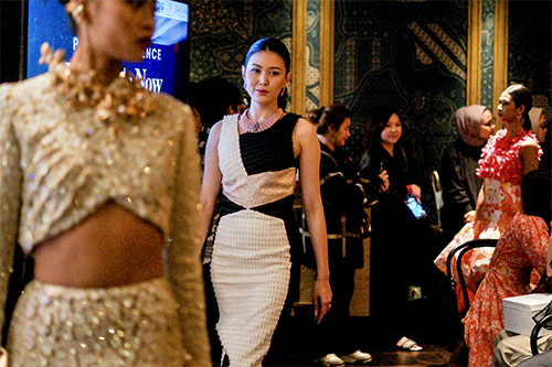 Cantiknya Natasha Mannuela dalam Balutan Koleksi Terbaru Livette by Liliana Tanoesoedibjo X Amero Jewellery untuk NYFW