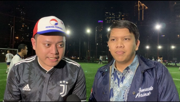 Pemuda Perindo Bangun Jaringan Lewat Trofeo Mini Soccer dengan HIPMI Jaya