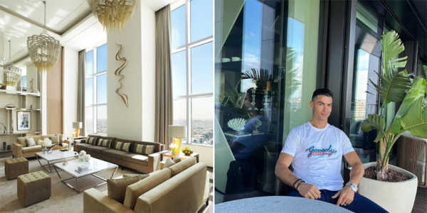 5 Potret Rumah Super Mewah Cristiano Ronaldo di Riyadh