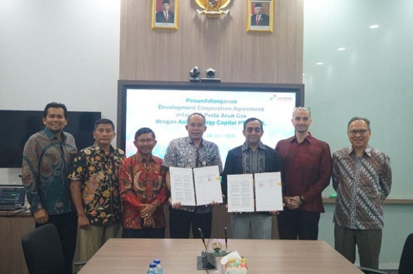 Menjadi Central Hub Asia 2030, Perta Arun Gas Tandatangani DCA dengan Aslan Energy Capital
