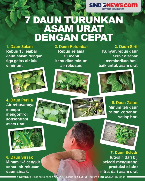 5 Daun yang Cepat Menurunkan Berat Badan dan Cara Menggunakannya