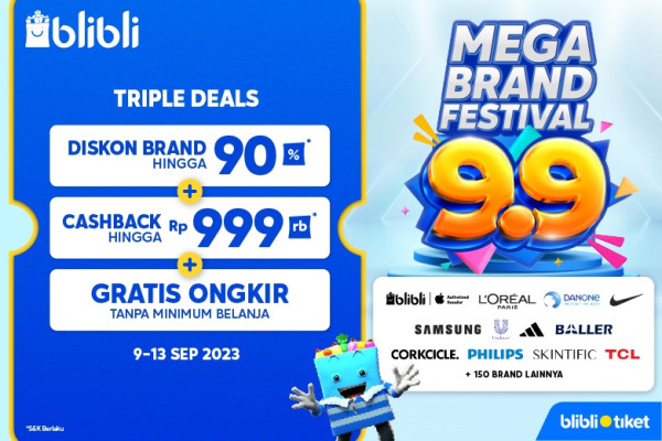 Hai Pelanggan Indonesia, 5 Produk Elektronik Ini Bisa Kamu Beli dengan Harga Spesial di Double Day 9.9