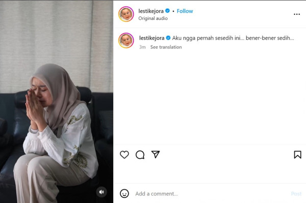 Waw, Shopee Live Jadi Alasan di Balik Air Mata Kebahagiaan Lesti Menyambut Sesi Perdananya