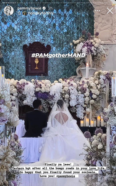 Foto-Foto Pernikahan Pamela Bowie dan Armand Gunawan di Bali