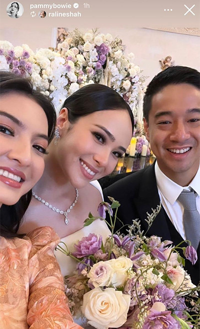 Foto-Foto Pernikahan Pamela Bowie dan Armand Gunawan di Bali