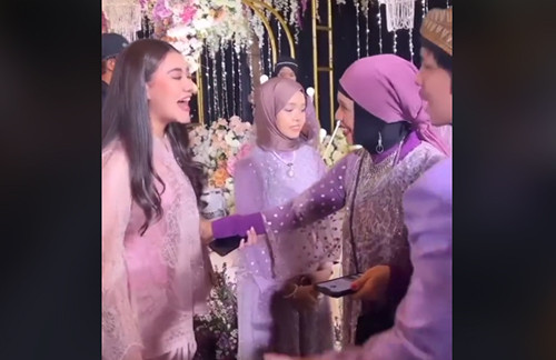 Begini Obrolan Akrab Aaliyah Massaid dengan Geni Faruk di Acara 7 Bulanan Aurel