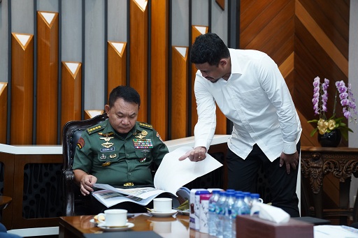 KSAD Siapkan Personel dan Peralatan Dukung Bobby Nasution Normalisasi Sungai Deli