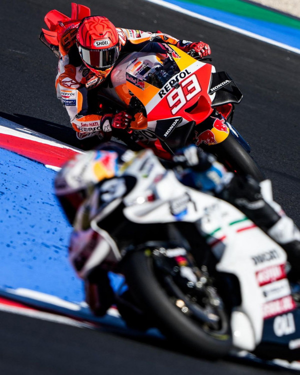 Alex Rins Balas Ejekan Marc Marquez: Unggahanmu Selalu Ada Motor Gresini Racing