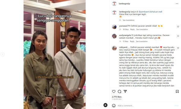 Momen Pratama Arhan dan Azizah Salsha Senggolan Tangan Sambil Senyum-senyum Bikin Gemas