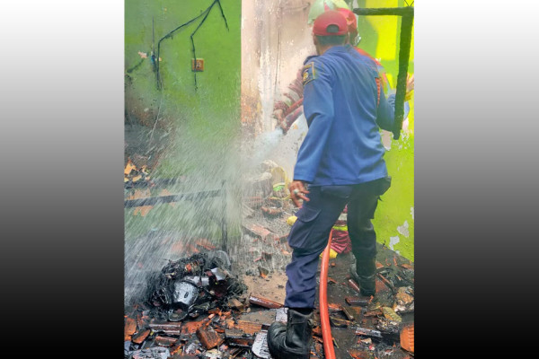 Mengenaskan, Seorang Ibu Tewas Terbakar di Kontrakan Serpong Utara
