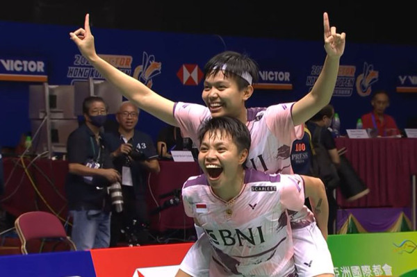 Juara Hong Kong Open 2023, Apriyani/Fadia Cetak Sejarah dan Kantongi Setengah Miliar