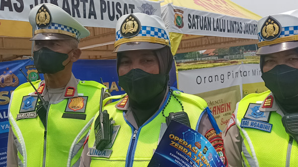 Tak Ada Tilang Manual saat Hari Pertama Operasi Zebra Jaya di Jakarta Pusat