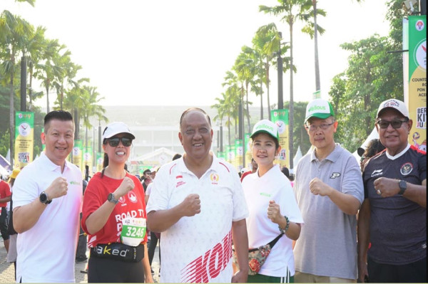 KONI Pusat Sukses Gelar Fun Run Countdown PON 2024