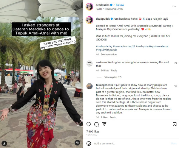 Penyanyi Malaysia Tepis Jiplak Lagu Pok Ame-Ame, Sebut Perpaduan Budaya