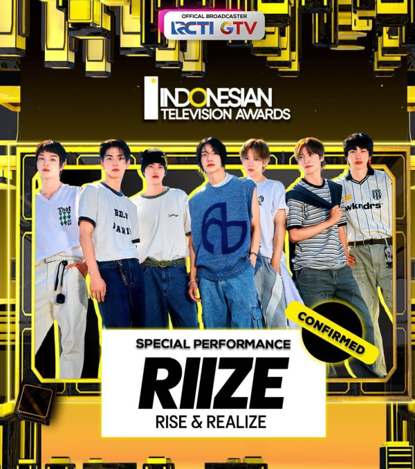 RIIZE Jadi Tamu Spesial di Indonesian Television Awards 2023