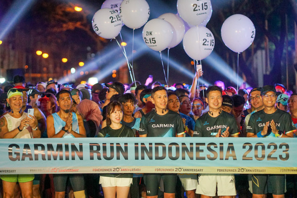 Bikin Kagum, Lomba Lari Garmin Run Indonesia 2023 Diikuti 5 Ribu Peserta