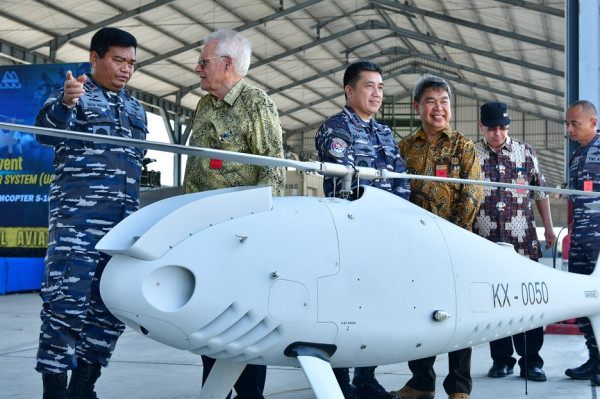Laksamana Bintang 2 Cek Kemampuan Pesud Drone Puspenerbal untuk Jaga Perbatasan Maritim
