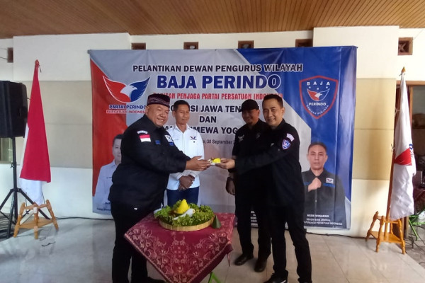 Resmi Dilantik, DPW Baja Perindo Jawa Tengah-DIY Siap Tancap Gas Bantu Masyarakat
