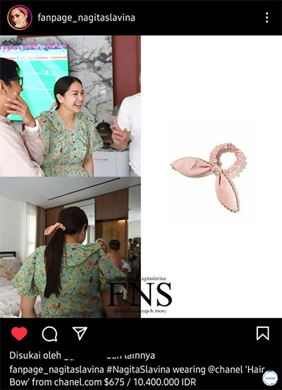 Bikin Syok, Harga Ikat Rambut Nagita Slavina Capai Rp10,4 Juta