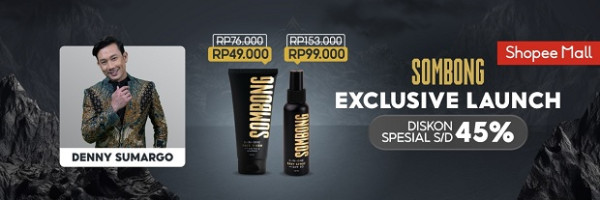 Ganteng Tanpa Ribet, Denny Sumargo Kenalkan Brand Lokal SOMBONG Hadir Eksklusif di Shopee