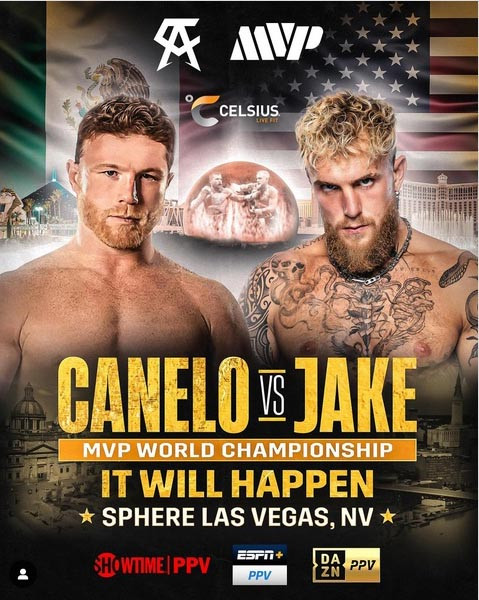 Jake Paul Sesumbar Hentikan Canelo Alvarez
