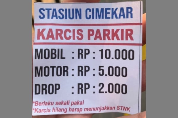Viral Tarif Parkir Mahal di Stasiun Cimekar, Sekda Kota Bandung: Harus Ditertibkan!