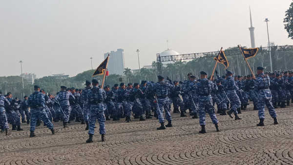 HUT ke-78 TNI, Begini Kekuatan Pasukan yang Hadir di Monas