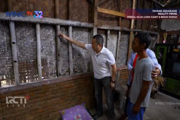 Bedah Rumah Lagi, Hary Tanoesoedibjo Cek Kondisi Kediaman Sarkani di Banten