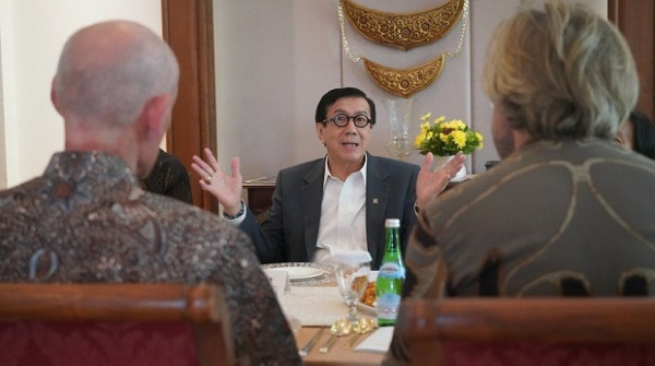 Working Lunch dengan Delegasi Belanda, Menkumham Bahas Sejumlah Isu