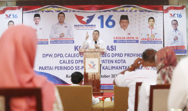 Pimpin Konsolidasi Perindo se-Kalimantan Utara, HT: Maksimalkan Strategi, Raih Suara Double Digit