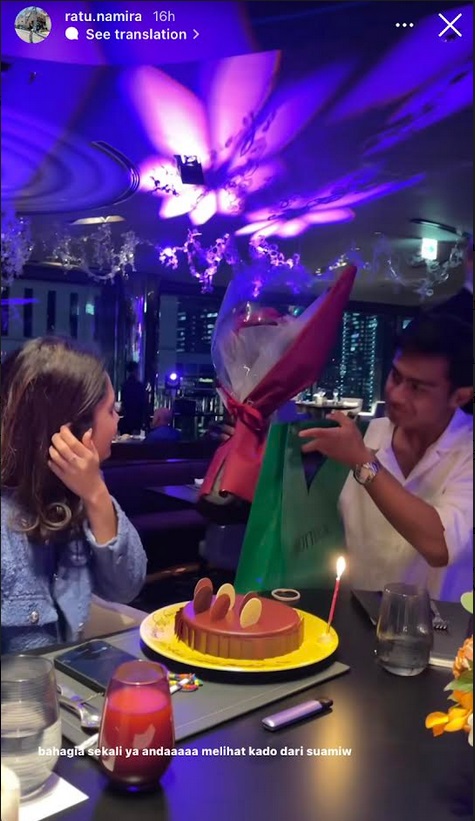Rayakan Ulang Tahun Romantis, Azizah Salsha dan Pratama Arhan Tersipu Malu Diledek Ratu Namira