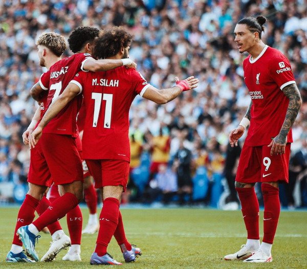 Hasil Liga Inggris 2023-2024: Pertempuran Sengit Brighton vs Liverpool Berakhir Sama Kuat